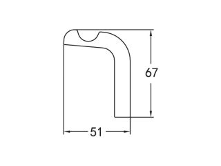 Крючок, хром Cezares CZR-F-8933